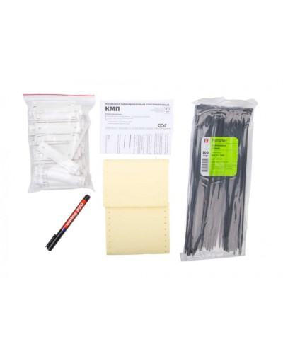 Комплект маркировочный пластмассовый КМП ССД (120808-00041) в Симферополе Аксессуары для кабель-канала Pintop.ru