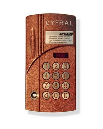 Блок вызова аудиодомофона на 400 абонентов Цифрал ИНТЕЛ в Симферополе Блоки вызова многоабонентные Pintop.ru