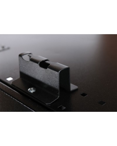 Комплект кронштейна для крепления лотка 400 мм к крыше шкафа ШТК-СП ЦМО КЛГ-400-9005 в Симферополе Аксессуары для стоек и шкафов Pintop.ru