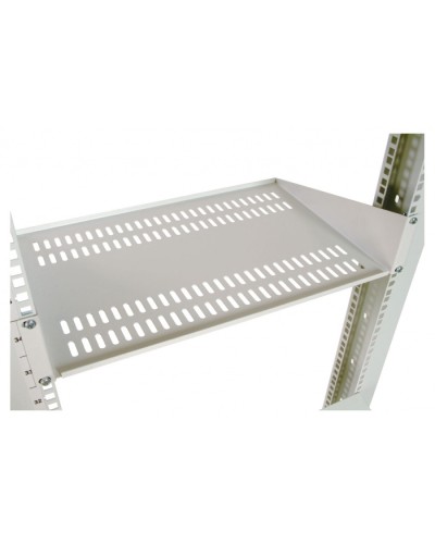 Полка перфорированная консольная 2U, глубина 300 мм черный ЦМО МС-30-9005 в Симферополе Полки для шкафов и стоек Pintop.ru