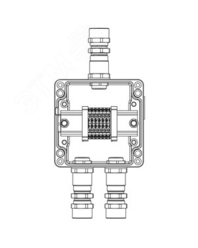 TBE-A-12-(6xCBC.2)-2xKA2MHK(A)-1xKA2MHK(C)1Ex e IIC Т5 Gb / Ex tb IIIC T95°C Db IP66 DKC (1201.121.22.121B) в Симферополе Комутационные взрывозащищенные коробки Pintop.ru