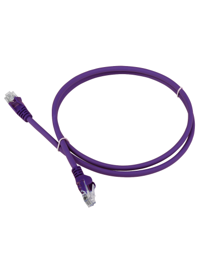 Патч-корд LANMASTER LSZH UTP кат.5e, 0.3 м, фиолетовый LANMASTER LAN-PC45/U5E-0.3-VI в Симферополе Патчкорды (медные) Pintop.ru