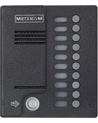 Блок вызова домофона Метаком MК10.2-TM4EN в Симферополе Вызывные аудиопанели малоабонентные Pintop.ru