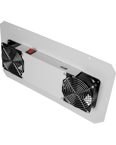 Панель вентиляционная с 2 вентиляторами TLK TLK-FAN2-GY в Симферополе Вентиляторные модули Pintop.ru