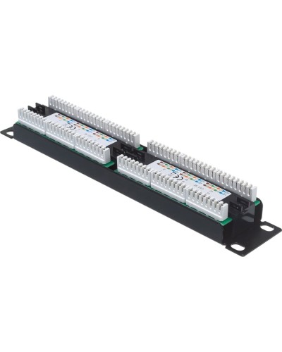 Панель коммутационная 10, 1U, 12 портов UTP, RJ-45, CAT 5e REXANT 04-0025 в Симферополе Патч панель Pintop.ru