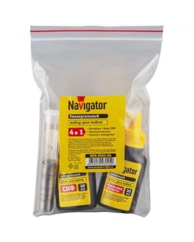 Набор для пайки Navigator 93 145 NEM-Ph01-H4 (4 шт) в Симферополе Аксессуары для кабель-канала Pintop.ru