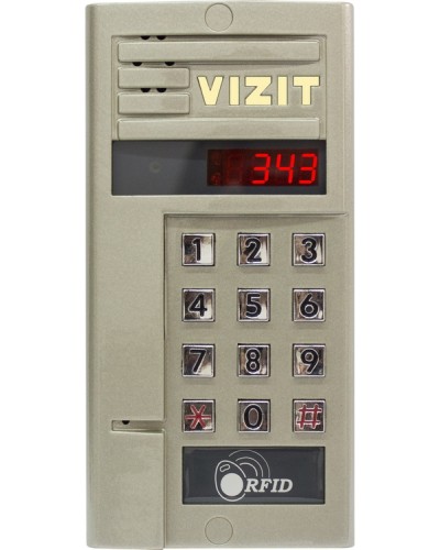 Блок вызова для совместной работы с БУД-302 VIZIT БВД-343F в Симферополе Блоки вызова многоабонентные Pintop.ru