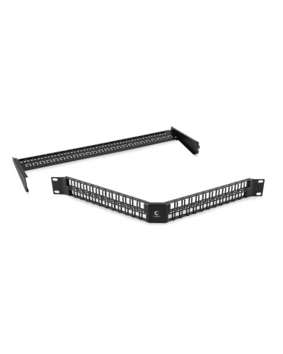 Угловая модульная патч-панель 19, 48 портов, 1U Cabeus (PLBHD-48-CON) в Симферополе Патч панель Pintop.ru