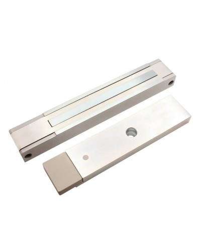 Электромагнитный замок с датчиком состояния двери ALeko ALM-300P (12В серый) в Симферополе Электромагнитные замки Pintop.ru