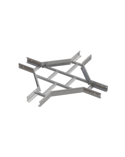 Х-разветвитель лестничный 80х200х1,2 мм HD N КМ-профиль (LXD80-200-1.2 HD N) в Симферополе Аксессуары для лотков Pintop.ru