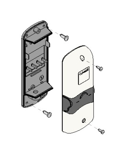 Корпус приемника DTA01 DTA02 DBS01 DBS02 Came 119RIR256 в Симферополе Запчасти для шлагбаумов и автоматики Pintop.ru