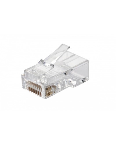 Вилка RJ45 Q-PLUG, категория 5e, UTP, для полевой установки, без цвета, упаковка 50 штук Eurolan 13A-U5-11WT в Симферополе Коннекторы Pintop.ru