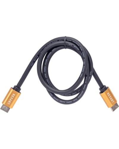 Кабель HDMI - HDMI 2.0, 1м, Gold REXANT 17-6102 в Симферополе Системы видеонаблюдения Pintop.ru