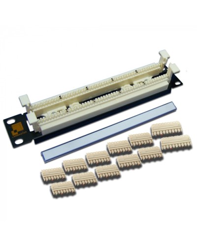 50-парный 110 кросс 10 1U, блоки в комплекте LANMASTER (LAN-RS110-50FT/10) в Симферополе Патч-панели Pintop.ru
