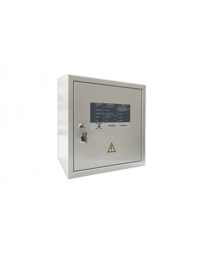 Шкаф управления адресный Рубеж ШУН/В-11-00-УПП-R3 IP54 в Симферополе Адресная система пожарной сигнализации РУБЕЖ Pintop.ru