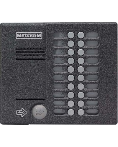 Блок вызова домофона Метаком MK20.2-MFEN в Симферополе Вызывные аудиопанели малоабонентные Pintop.ru