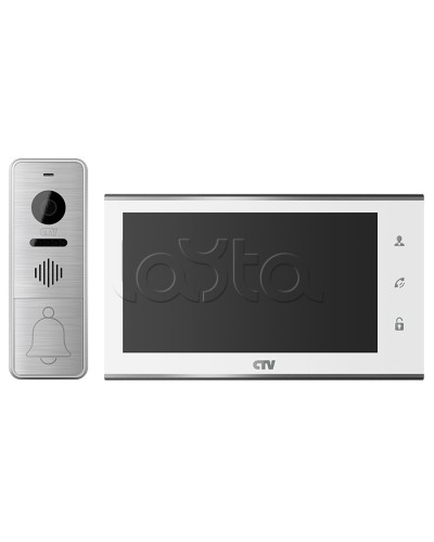 Комплект видеодомофона CTV-DP4705AHD (белый) в Симферополе Комплекты домофонов Pintop.ru