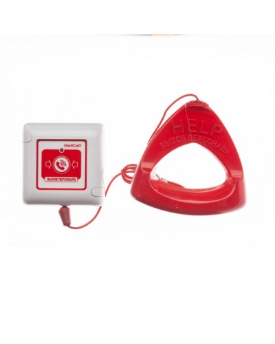 Кнопка со шнуром проводная аналоговая влагозащищенная Getcall GC-0423W1 в Симферополе Переговорные устройства Pintop.ru