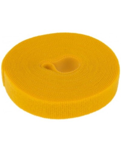 Лента-липучка многоразовая 5 м х 20мм, желтая (1 шт/уп) REXANT 07-7522 в Симферополе Монтажные материалы Pintop.ru