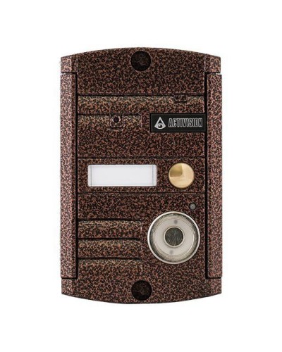 Видеопанель вызывная накладная цветная на 1 абонента с TM-считывателем Activision AVP-451 TM (PAL, медь) в Симферополе Вызывные видеопанели малоабонентные Pintop.ru