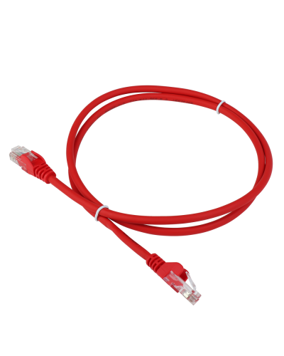 Патч-корд LANMASTER LSZH UTP кат.5e, 0.3 м, красный LANMASTER LAN-PC45/U5E-0.3-RD в Симферополе Патчкорды (медные) Pintop.ru