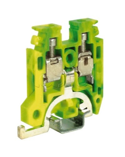 Зажим для заземления желт.зелен 2,5 кв.мм DKC ZTR110 в Симферополе Крепежные изделия Pintop.ru