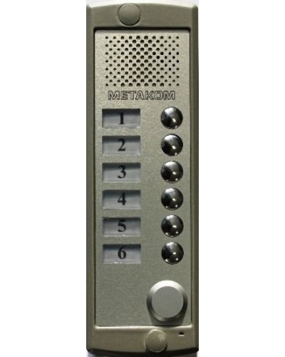 Блок вызова домофона Метаком MK6-K-RF в Симферополе Блоки вызова многоабонентные Pintop.ru