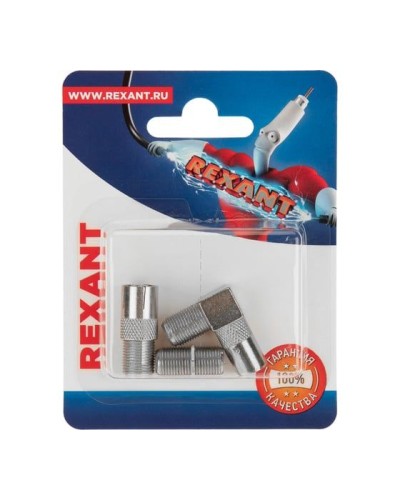 Набор антенных переходников для подключения ТВ REXANT 06-0041-A в Симферополе Проходные адаптеры Pintop.ru