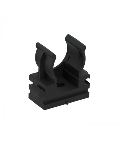CFQ16 Держатель (клипса) для труб, для монтажного пистолета D16мм, цвет чёрный (10шт) Экопласт (41516-10BL) в Симферополе Держатели, клипсы, скобы Pintop.ru