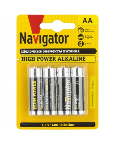 Элемент питания Navigator 94 753 NBT-NE-LR6-BP4 в Симферополе Электротехническое оборудование Pintop.ru