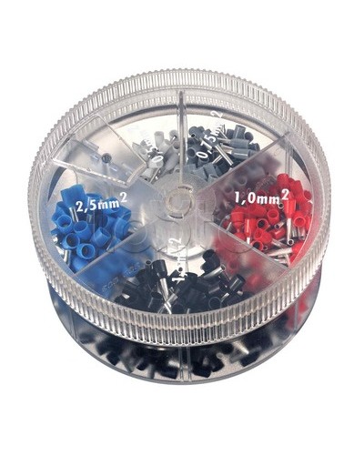 Контейнер наконечников-гильз с изолир.фланцем 0,75 кв.мм серый 1 упаковка - 1000 шт DKC 2ARTD10075 в Симферополе Крепежные изделия Pintop.ru