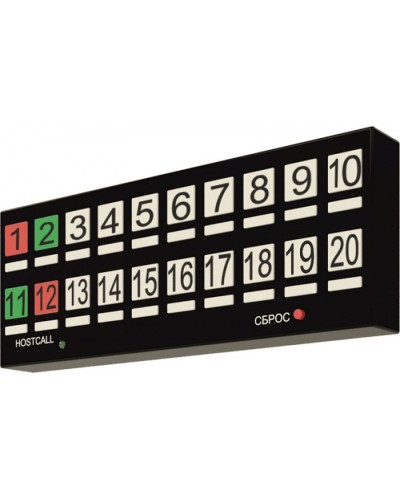 Табло отображения Hostcall MP-730W2 в Симферополе Система оповещения и трансляции Hostcall Pintop.ru