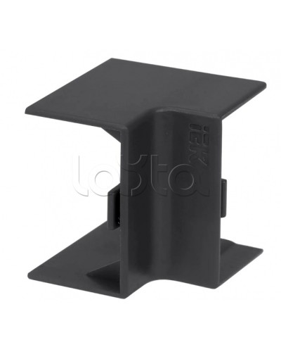 ELECOR Угол внутренний КМВ 100х60 черный (2шт/компл) IEK (EL-KK10D-V-100-060-K02) в Симферополе Аксессуары для кабель-канала Pintop.ru