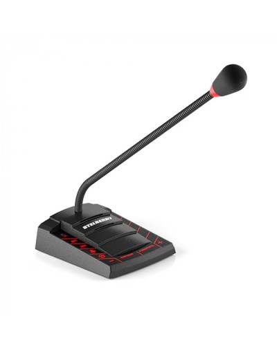 Пульт громкого оповещения на 60 Ватт STELBERRY F-700 в Симферополе Микрофонные консоли и микрофоны Pintop.ru