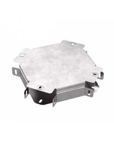 Х-образный ответвитель с крышкой Стандарт 100х50 Промрукав (PR16.0456) в Симферополе Аксессуары для лотков Pintop.ru