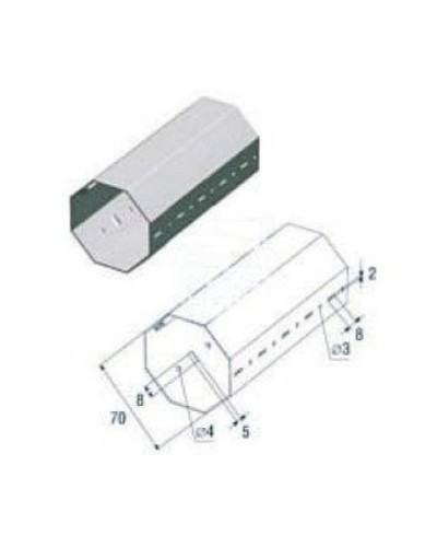 Выходной фланец G12000 Came 119RIG112 в Симферополе Запчасти для шлагбаумов и автоматики Pintop.ru