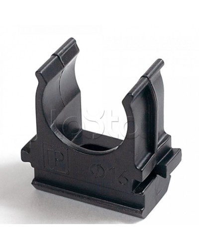 Крепёж-клипса для труб Полистирол черная д32 в малой упаковке (10шт/500шт уп/кор) Промрукав (PR13.0212) в Симферополе Держатели, клипсы, скобы Pintop.ru