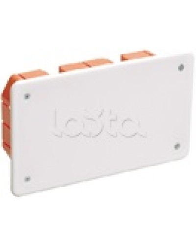 Коробка КМ41006 распаячная для твердых стен (с саморезами, с крышкой) IEK UKT11-172-096-045 в Симферополе Распределительные коробки Pintop.ru