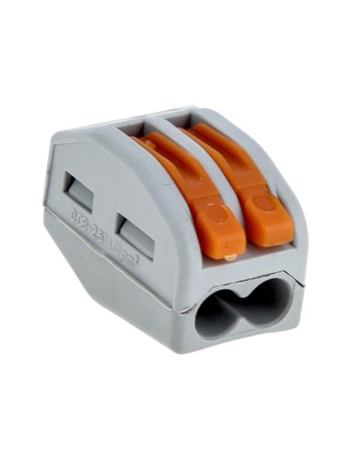 Строительно-монтажная клемма СМК 222-412 с рычагом 2 отверстия 0,08-2,5(4.0)мм2 (100шт.) EKF (plc-smk-412) - Строительно-монтажная клемма СМК 222-412 с рычагом 2 отверстия 0,08-2,5(4.0)мм2 (100шт.) EKF PROxima в Симферополе Клеммные колодки Pintop.ru