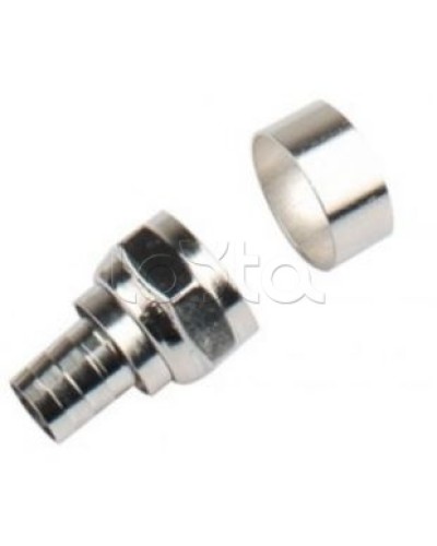 Штекер F-разъем под обжим (RG6U) LAZSO APFC12-RG6U(100) в Симферополе Коннекторы Pintop.ru