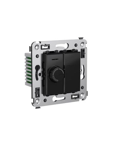 Диммер поворотный в стену, Avanti, Черный квадрат DKC 4402133 в Симферополе Аксессуары для стоек и шкафов Pintop.ru