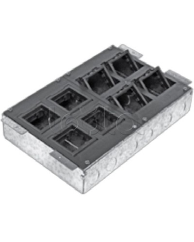 Люк в пол на 8 модулей с суппортом и коробкой Экопласт 70083 в Симферополе Системы лючков и колонн Pintop.ru