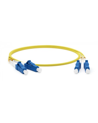 Патч-корд волоконно-оптический Hyperline FC-D2-9-ST/UR-ST/UR-H-30M-LSZH-YL в Симферополе Патч-корды оптические Pintop.ru