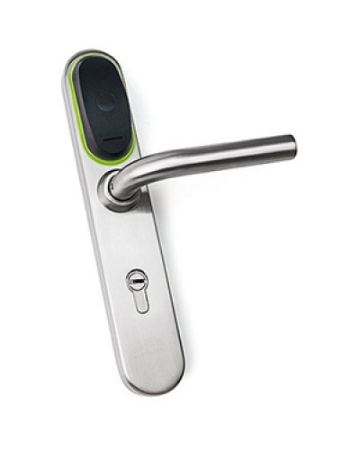 Замок электромеханический для двери IronLogic Eurolock EHT net (серебро) dd = 92 мм в Симферополе Электромеханические замки Pintop.ru