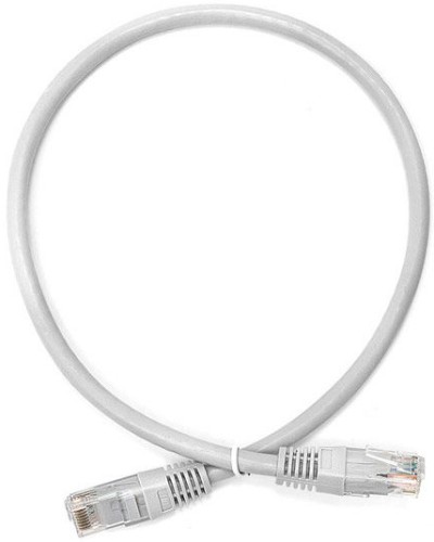 Патч-корд RJ45 TWT FTP кат.5e, с заливными колпачками, 1.0 м, серый TWT TWT-45-45-1.0/S-GY в Симферополе Патчкорды (медные) Pintop.ru