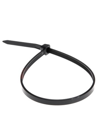 Хомут-стяжка нейлоновый 3х200 мм чёрный (100шт/уп) REXANT 07-0201-4 в Симферополе Стяжки-хомуты Pintop.ru
