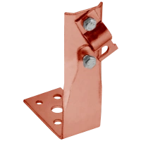 Держатель проводника круглого 6-10мм винтовой угловой h=80мм медь IEK (ZDP87-50-1-16-80)